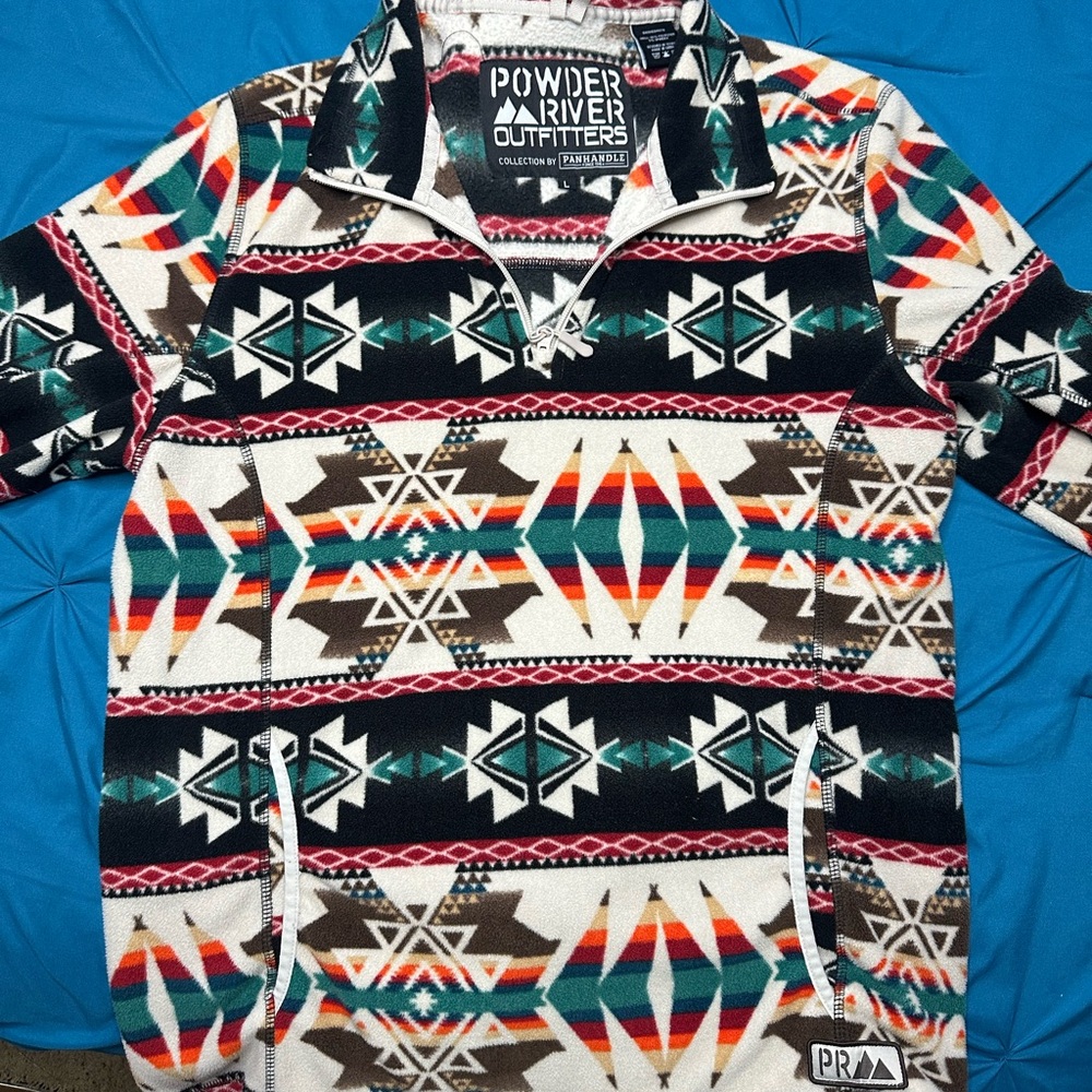 Trendy Multicolor Patterned Hoodie - image 2